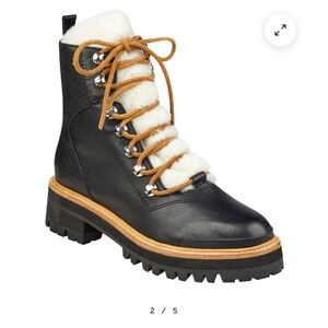 NEW Marc Fisher Black Suede Izzie Boots Sz 9.5